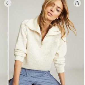 Reiss Safia Quarter Zip Pullover